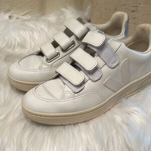 Women’s White Veja Velcro Sneakers